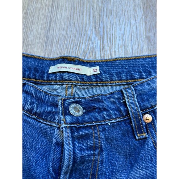 Levis Wedgie Straight Jeans 32x28 - Picture 3 of 10
